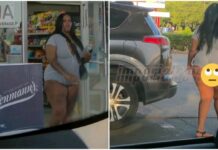 Gas Station Catwalk: When Confidence Outshines the Dress Code